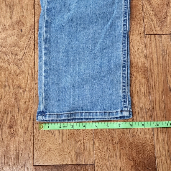 Lee Relaxed Fit Mid Rise Classic Straight Leg 5 Pocket Denim Blue Jeans. 18L - Picture 7 of 8